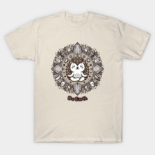 Elemental Meditating Armadillo Be Earth T-Shirt T-Shirt